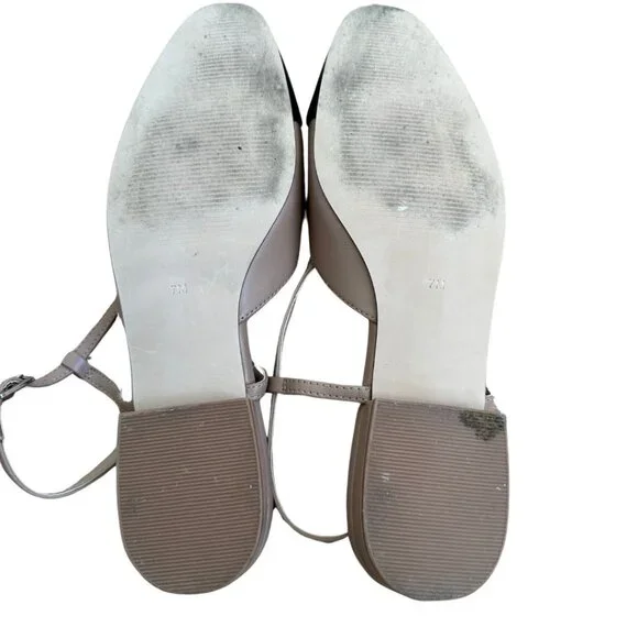 Steve Madden Slingback Mules Taupe, Black 6.5 - Picture 5 of 6